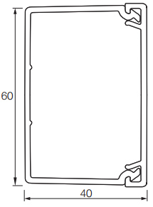 Кабель-канал 60х40